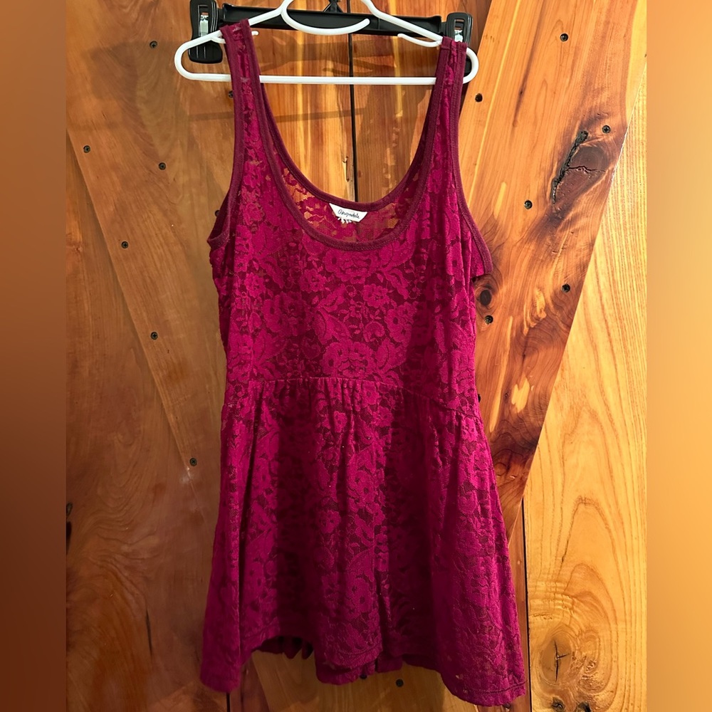 Aeropostale Floral Lace Top